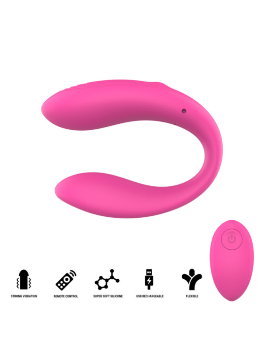 INTENSE NORA ESTIMULADOR DE PINZA CON VIBRACION ROSA