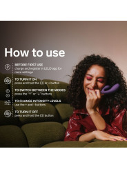 LELO INA THRUST VIBRADOR RABBIT CON EMPUJE MORADO