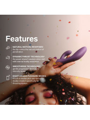 LELO INA THRUST VIBRADOR RABBIT CON EMPUJE MORADO