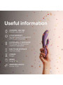 LELO INA THRUST VIBRADOR RABBIT CON EMPUJE MORADO
