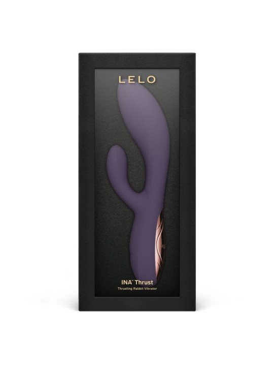 LELO INA THRUST VIBRADOR RABBIT CON EMPUJE MORADO