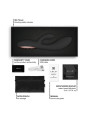 LELO INA THRUST VIBRADOR RABBIT CON EMPUJE NEGRO