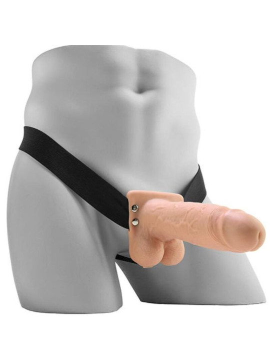 FETISH FANTASY SERIES STRAP ON HUECO REALISTA VIBRADOR CON TESTICULOS 178 CM
