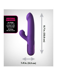 FANTASY FOR HER VIBRADOR RABBIT SUPER SONIX THRUSTER MORADO