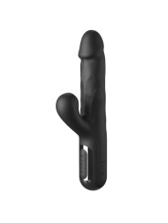 FETISH FANTASY SERIES VIBRADOR RABBIT SONIX SILICONE THRUSTER NEGRO