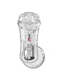 PDX ELITE MASTURBADOR TRANSPARENTE VIEWTUBE PLUS SEE THRU EZ GRIP 21 CM