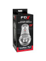 PDX ELITE MASTURBADOR TRANSPARENTE VIEWTUBE PLUS SEE THRU EZ GRIP 21 CM