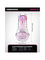 PDX ELITE MASTURBADOR TRANSPARENTE VIEWTUBE XXL LED STROKER 273 CM