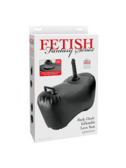 FETISH FANTASY SERIES SILLON HINCHABLE BODY DOCK CON DILDO 692 CM NEGRO