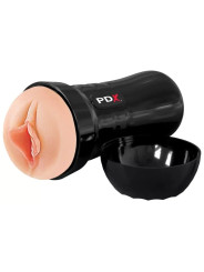 PDX EXTREME MASTURBADOR REALISTA AUTOLUBRICADO LABIOS SUPER DELICIOSOS