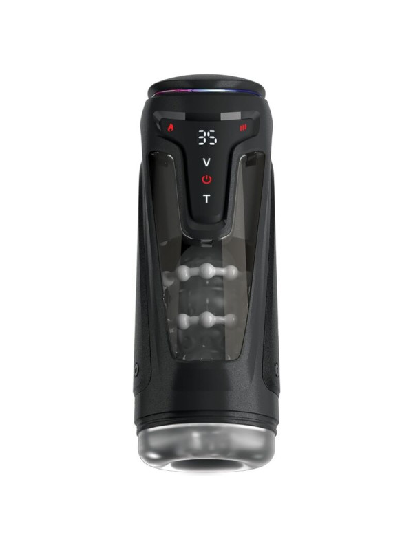 PDX ELITE MASTURBADOR AUTOMATICO MOTO BATOR PRO THRUSTING STROKER VIBRADOR Y CALOR 265 CM