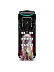 PDX ELITE MASTURBADOR AUTOMATICO MOTO BATOR PRO THRUSTING STROKER VIBRADOR Y CALOR 265 CM