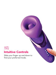 FANTASY FOR HER SUCCIONADOR DE CLITORIS CON VIBRACION PLEASURE SUCKER MORADO