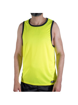 MACHO CMV001 CAMISETA GYM AMARILLA L XL