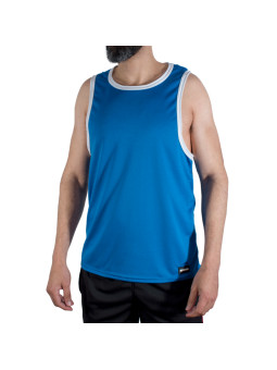 MACHO CMV002 CAMISETA GYM AZUL L XL