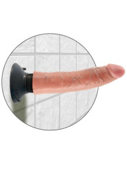 DILDO VIBRADOR REALISTA 18 CM KING COCK NATURAL DE LA MARCA KING COCK
