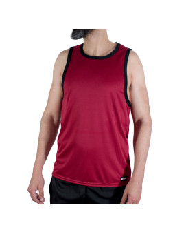 MACHO CMV003 CAMISETA GYM GRANATE L XL