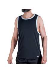 MACHO CMV004 CAMISETA GYM NEGRA L XL