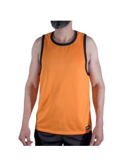 MACHO CMV005 CAMISETA GYM NARANJA L XL
