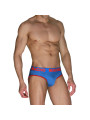MACHO MCH005 SLIP CLASICO AZULON ROJO S