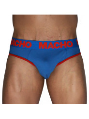 MACHO MCH005 SLIP CLASICO AZULON ROJO S