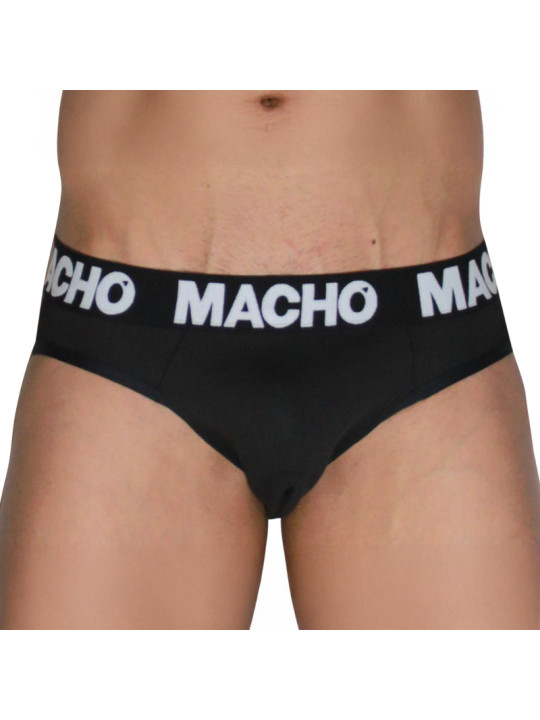 MACHO MCH007 SLIP CLASICO NEGRO NEGRO S