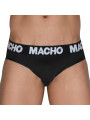 MACHO MCH007 SLIP CLASICO NEGRO NEGRO S
