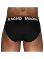 MACHO MCH007 SLIP CLASICO NEGRO NEGRO S