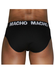 MACHO MCH007 SLIP CLASICO NEGRO NEGRO XL