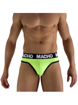 MACHO MTG001 TANGA AMARILLO FLUOR XL