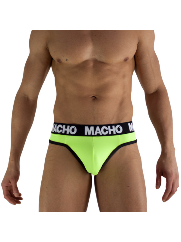 MACHO MTG001 TANGA AMARILLO FLUOR XL