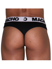 MACHO MTG002 TANGA NEGRO NEGRO S