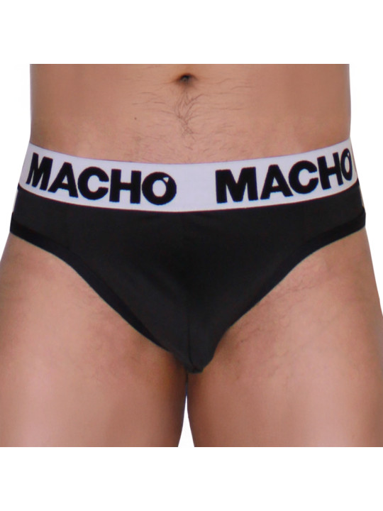 MACHO MTG002 TANGA NEGRO NEGRO M