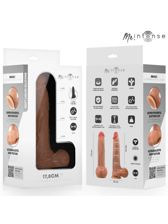 MR INTENSE BRUCE S DILDO SILICONA 178 CM O 4 CM