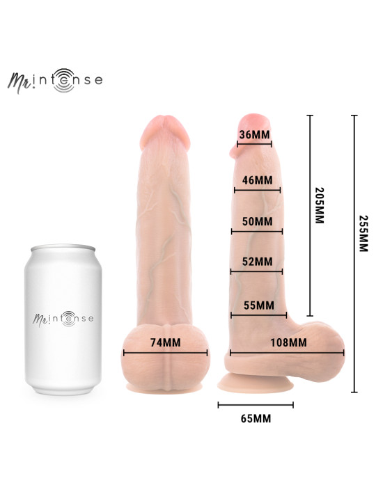 MR INTENSE BRUCE XL DILDO SILICONA 255 CM O 55 CM