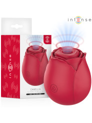 INTENSE CAMELLIA ROSA SUCCIONADOR DE CLITORIS POR ONDAS BURDEOS