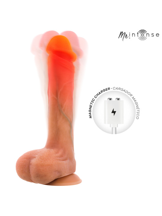 MR INTENSE BRADLEY DILDO VIBRADOR SILICONA CON EFECTO CALOR Y CONTROL REMOTO 21 CM O 42 CM
