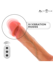 MR INTENSE BRADLEY DILDO VIBRADOR SILICONA CON EFECTO CALOR Y CONTROL REMOTO 21 CM O 42 CM