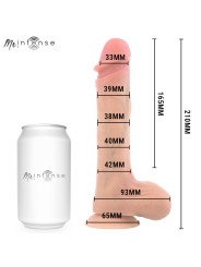 MR INTENSE BRADLEY DILDO VIBRADOR SILICONA CON EFECTO CALOR Y CONTROL REMOTO 21 CM O 42 CM