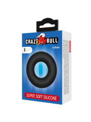 CRAZY BULL URBAN ANILLO PARA PENE SILICONA SUPER SOFT NEGRO