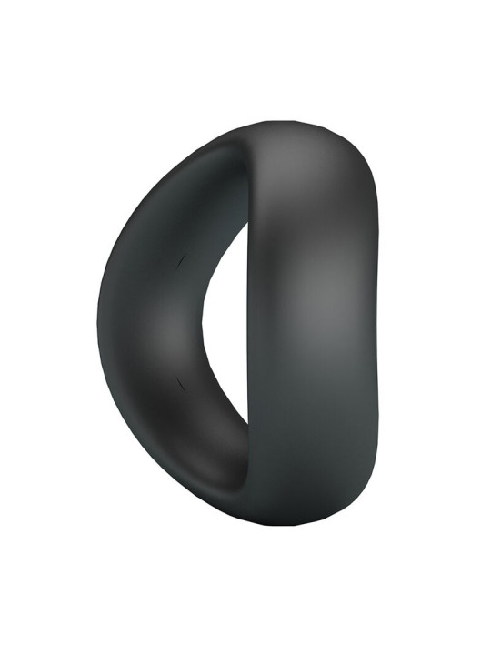 CRAZY BULL VALEN ANILLO PARA PENE ERGONOMICO SILICONA NEGRO