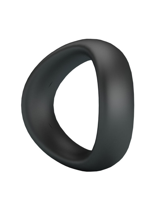 CRAZY BULL VALEN ANILLO PARA PENE ERGONOMICO SILICONA NEGRO