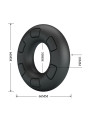 CRAZY BULL BERTRAM ANILLO PARA PENE SUPER SOFT SILICONA NEGRO