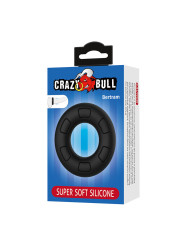 CRAZY BULL BERTRAM ANILLO PARA PENE SUPER SOFT SILICONA NEGRO