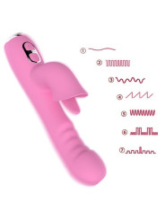 NALONE T MAY VIBRADOR RABBIT CON EMPUJE Y MOVIMIENTO OSCILANTE