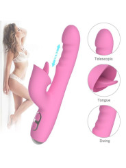 NALONE T MAY VIBRADOR RABBIT CON EMPUJE Y MOVIMIENTO OSCILANTE