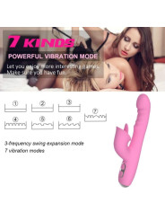 NALONE T MAY VIBRADOR RABBIT CON EMPUJE Y MOVIMIENTO OSCILANTE