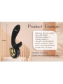 NALONE LULU VIBRADOR RABBIT CON EMPUJE NEGRO