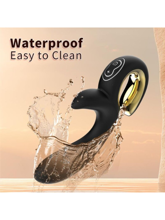 NALONE LULU VIBRADOR RABBIT CON EMPUJE NEGRO