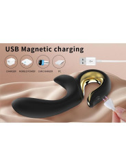 NALONE LULU VIBRADOR RABBIT CON EMPUJE NEGRO